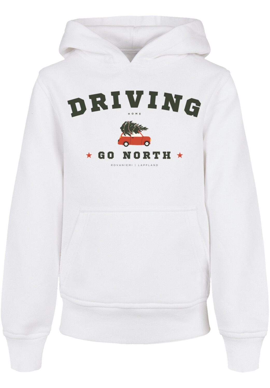 

Пуловер F4NT4STIC Basic Kids Hoodie Driving Home Weihnachten, белый