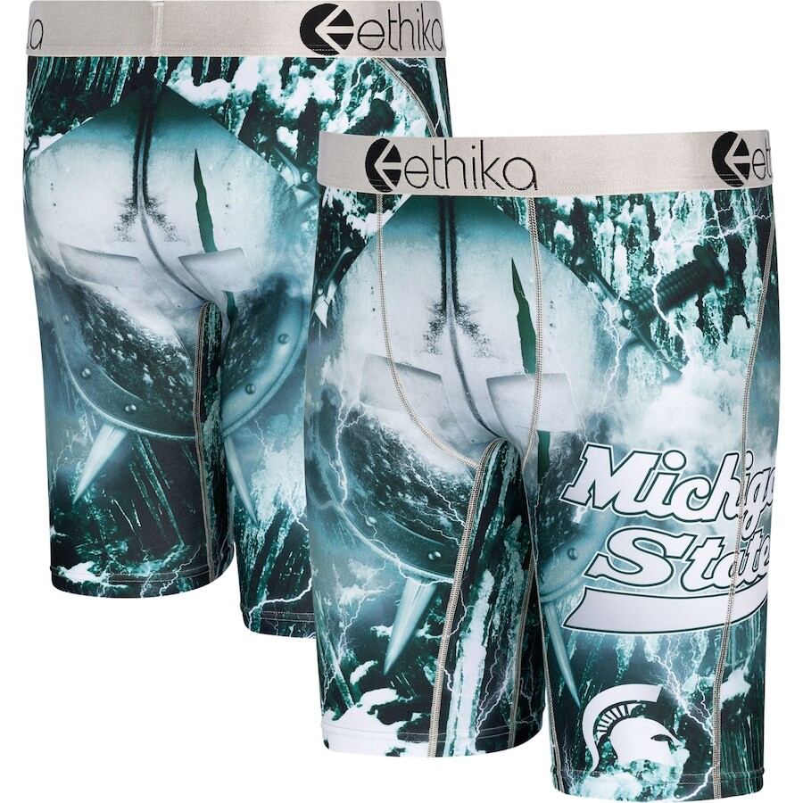 

Боксеры Ethika Michigan State Spartans, зеленый