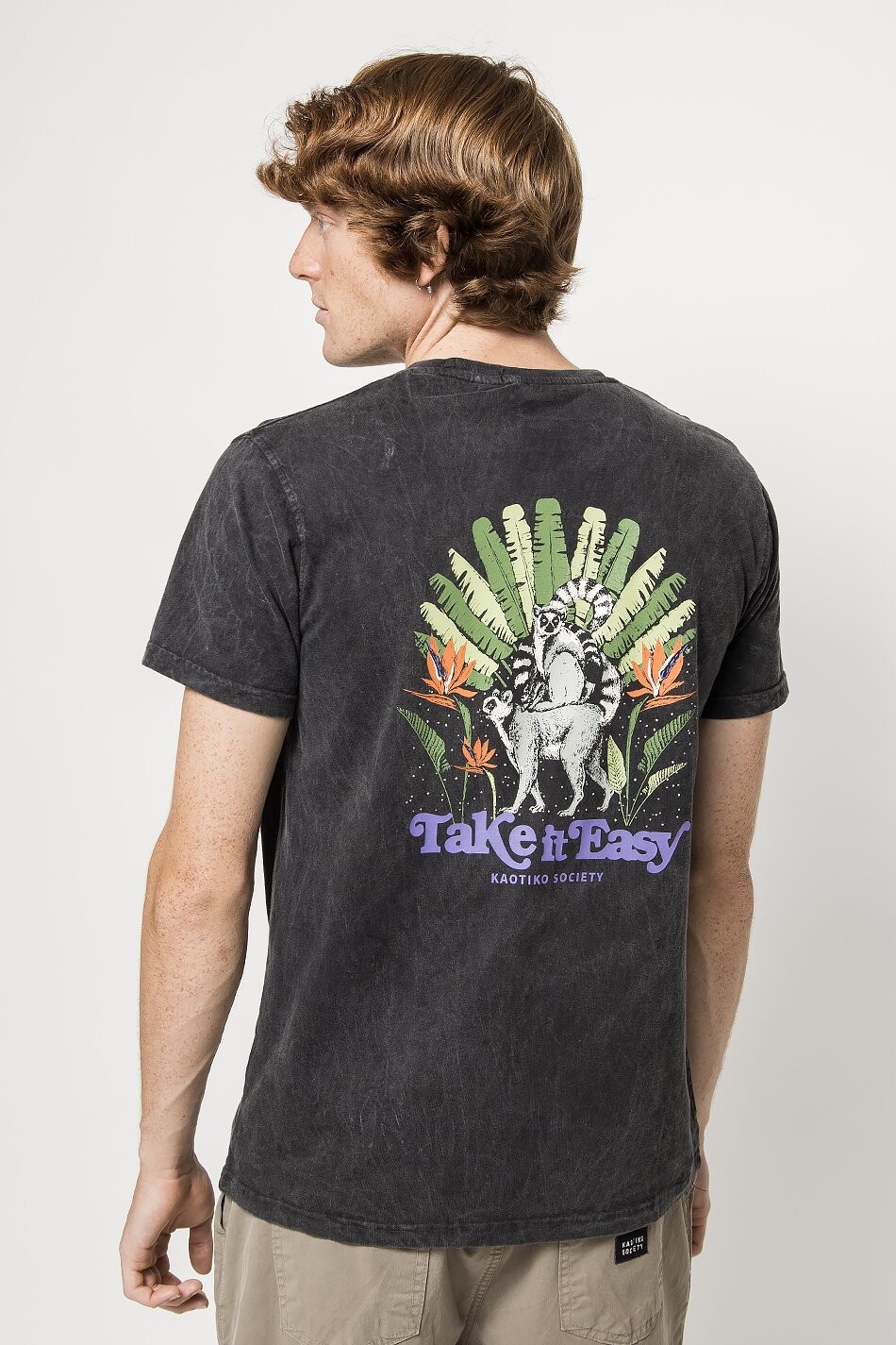 

Футболка с принтом TAKE IT EASY UNISEX Kaotiko, цвет black