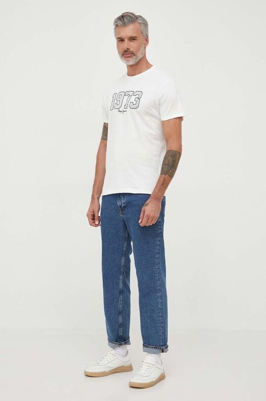 

Футболка WYATT из хлопка Pepe Jeans, бежевый