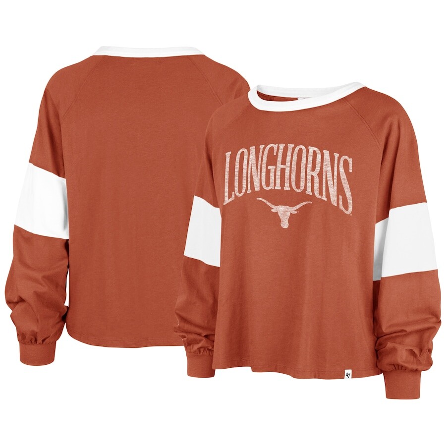 

Футболка с длинным рукавом 47 Texas Longhorns, оранжевый