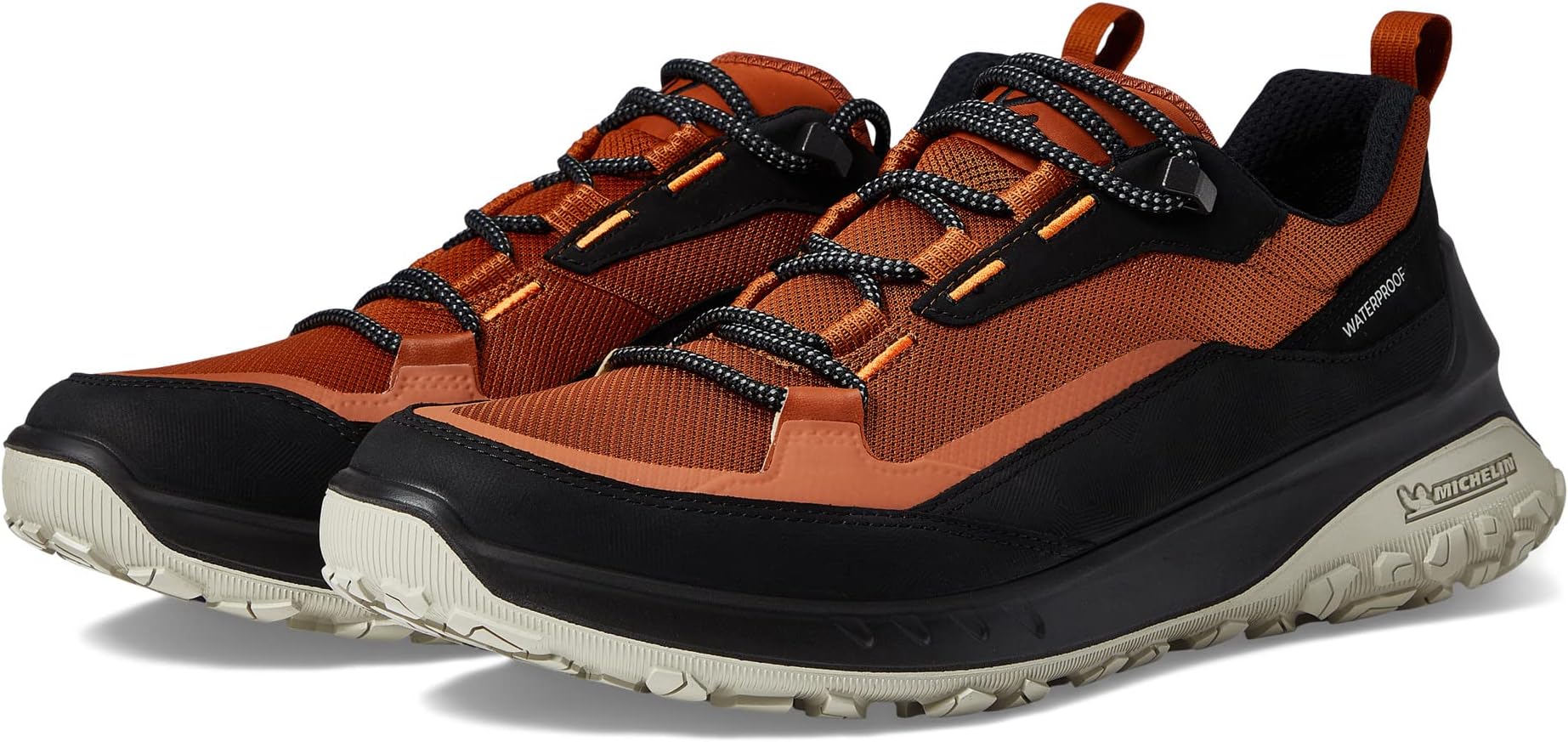 Походная обувь водонепроницаемая Ultra Terrain Waterproof Low Hiking Shoe ECCO Sport, цвет Black/Cognac кроссовки ecco zapatillas cognac