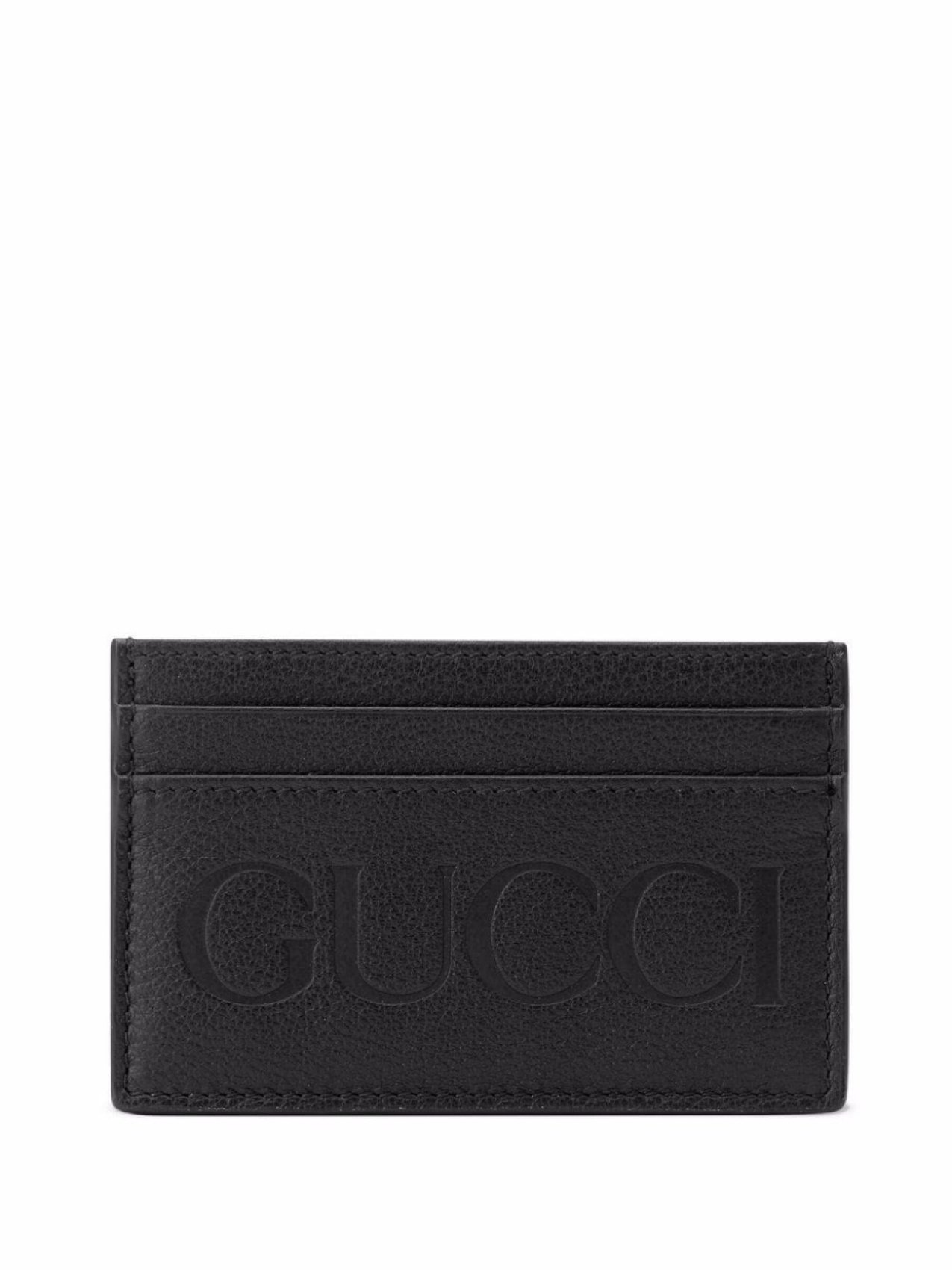 

Gucci картхолдер с тисненым логотипом, черный