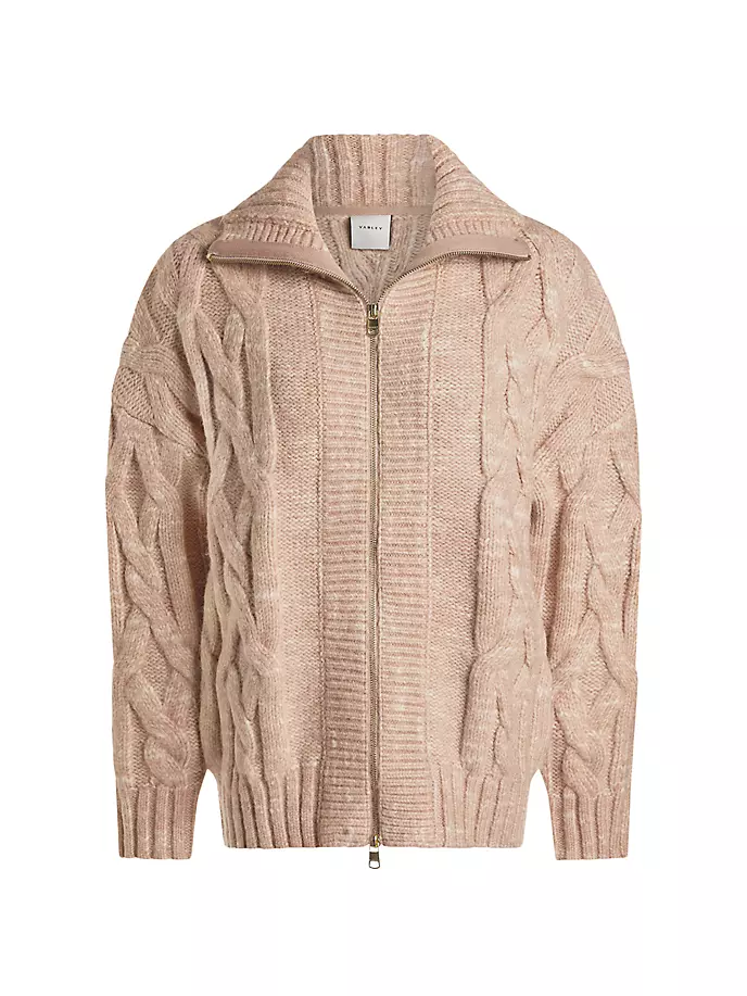

Куртка косой вязки Aida Jumbo Varley, цвет blush tan egret