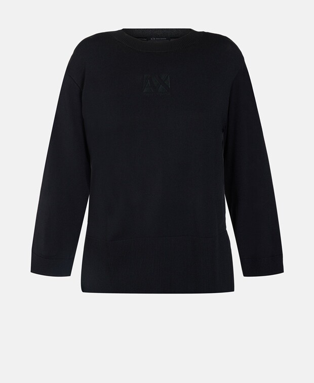 

Джемпер с длинными рукавами Armani Exchange, черный