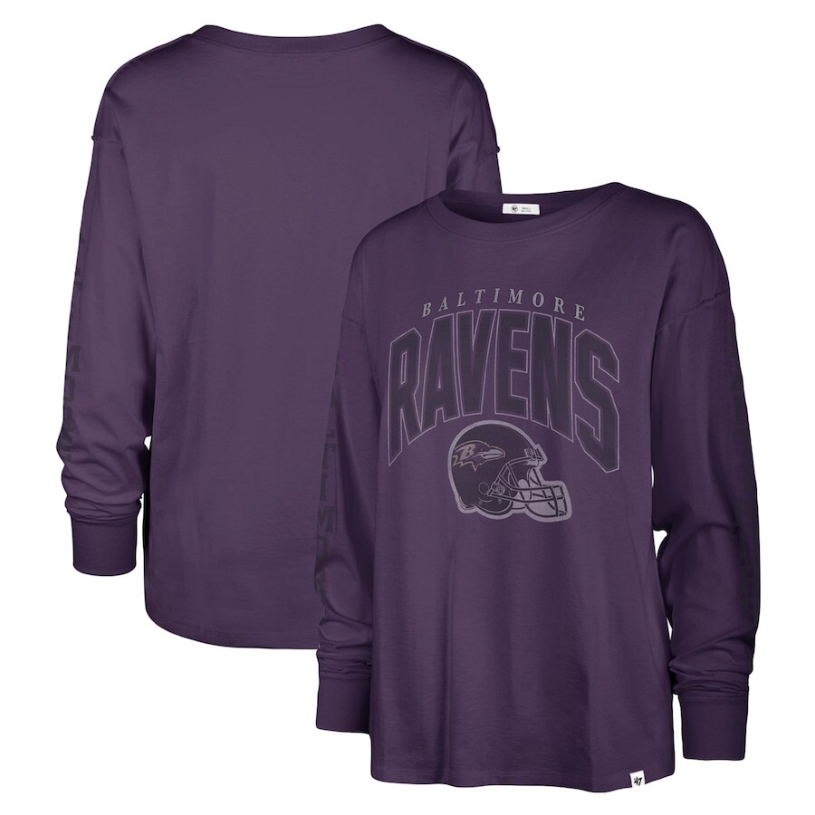 

Футболка с длинным рукавом 47 Baltimore Ravens, фиолетовый