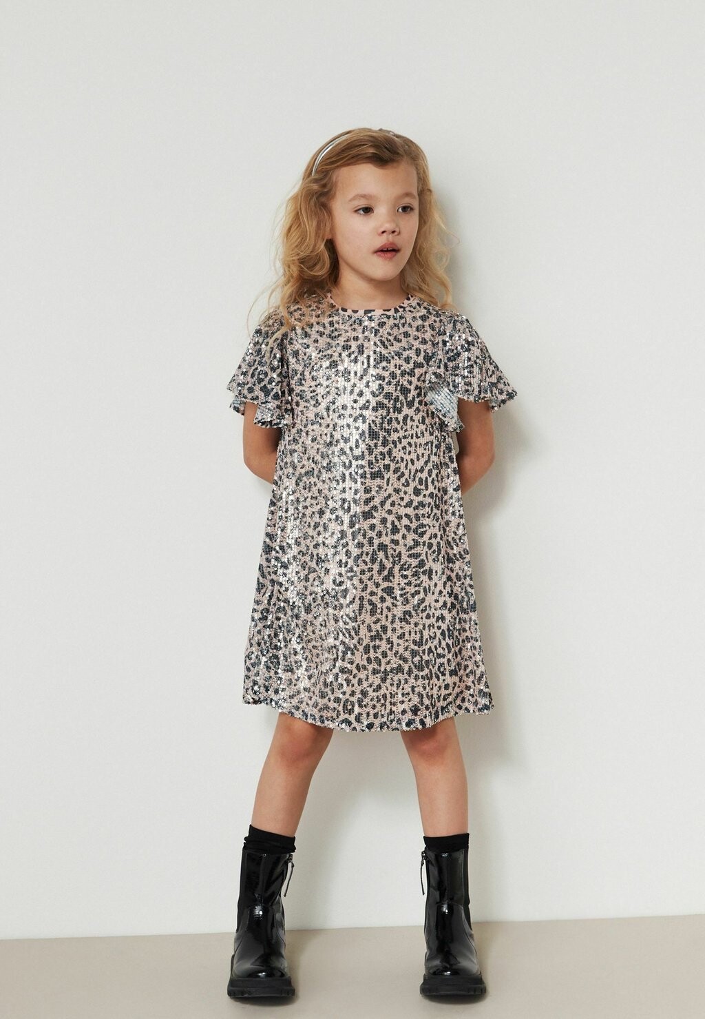 

Элегантное платье Sequin Dress Next, цвет animal print