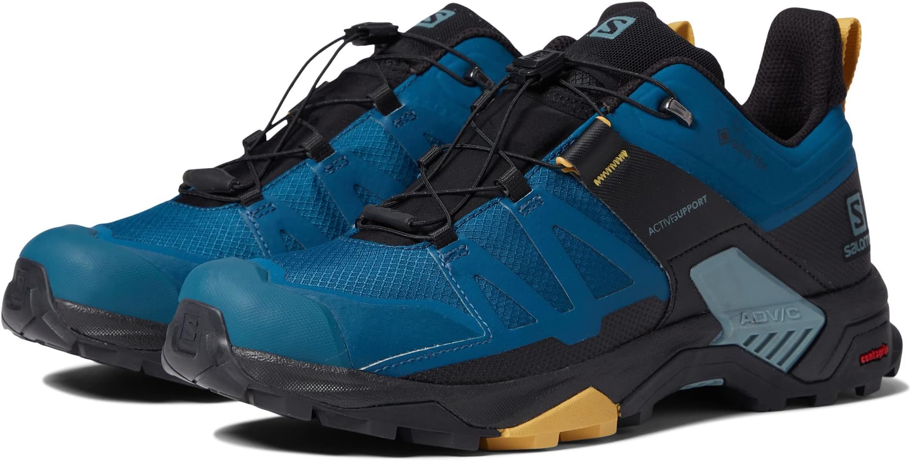 

Кроссовки X Ultra 4 GTX Salomon, цвет Legion Blue/Black/Fall Leaf