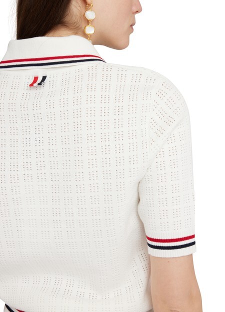 

Джемпер-поло Thom Browne, белый