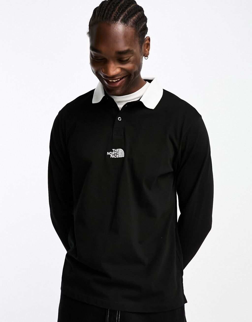 

Черная футболка-поло The North Face Rugby эксклюзивно на ASOS, Черный