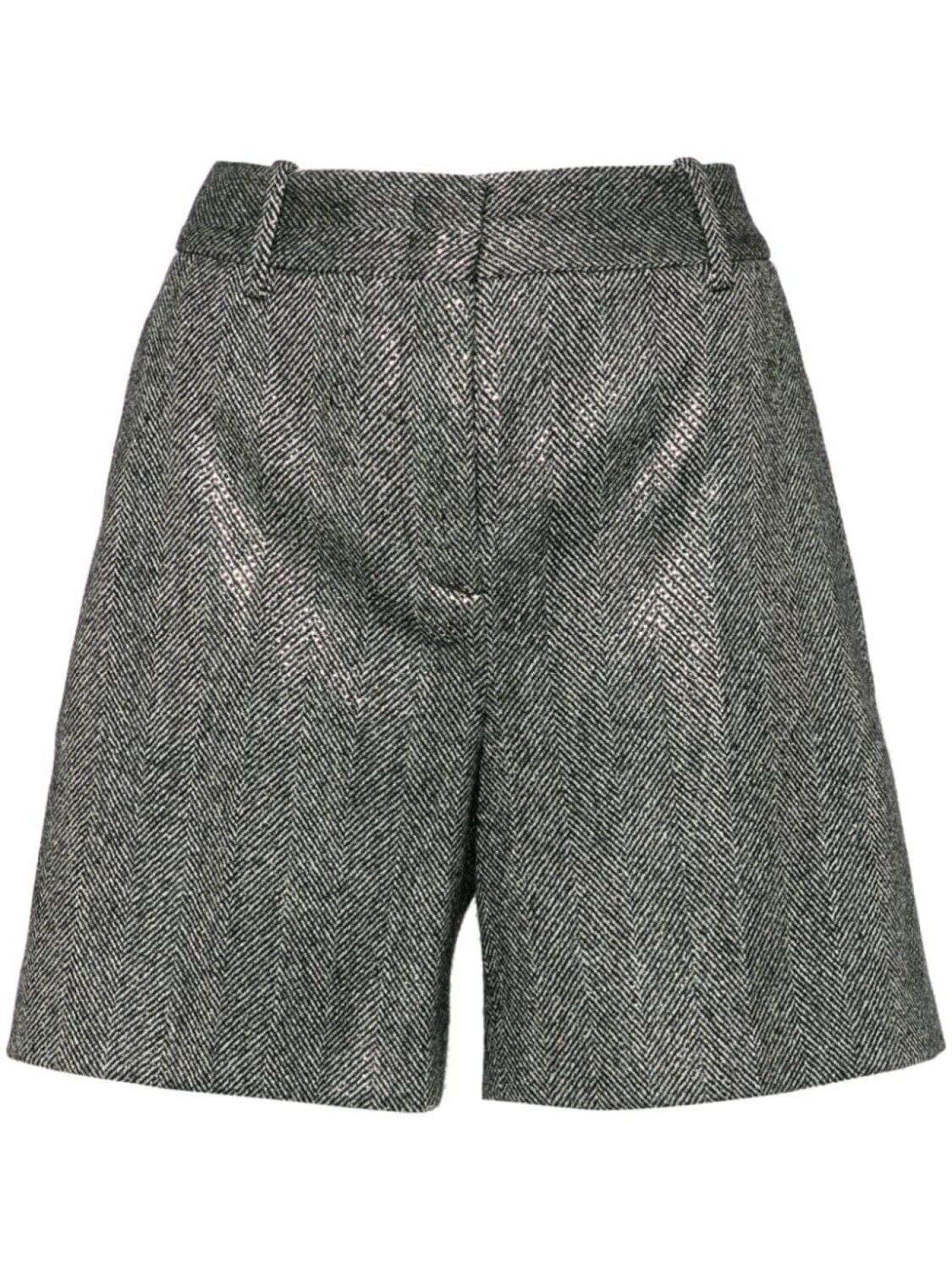 

Ermanno Scervino шорты с пайетками и узором в елочку, черный
