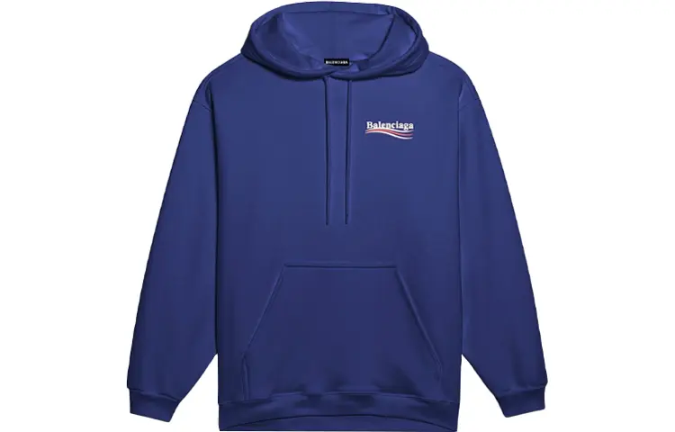 

Толстовка мужская Balenciaga Logo, темно-синий