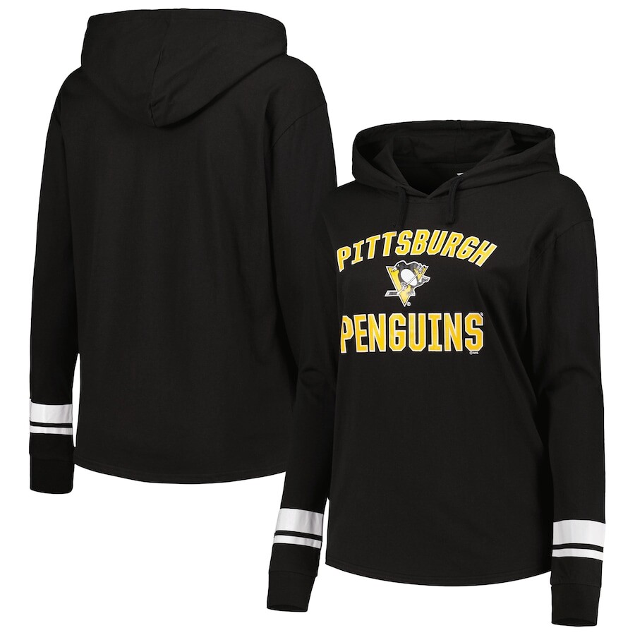 

Пуловер с капюшоном Profile Pittsburgh Penguins, черный