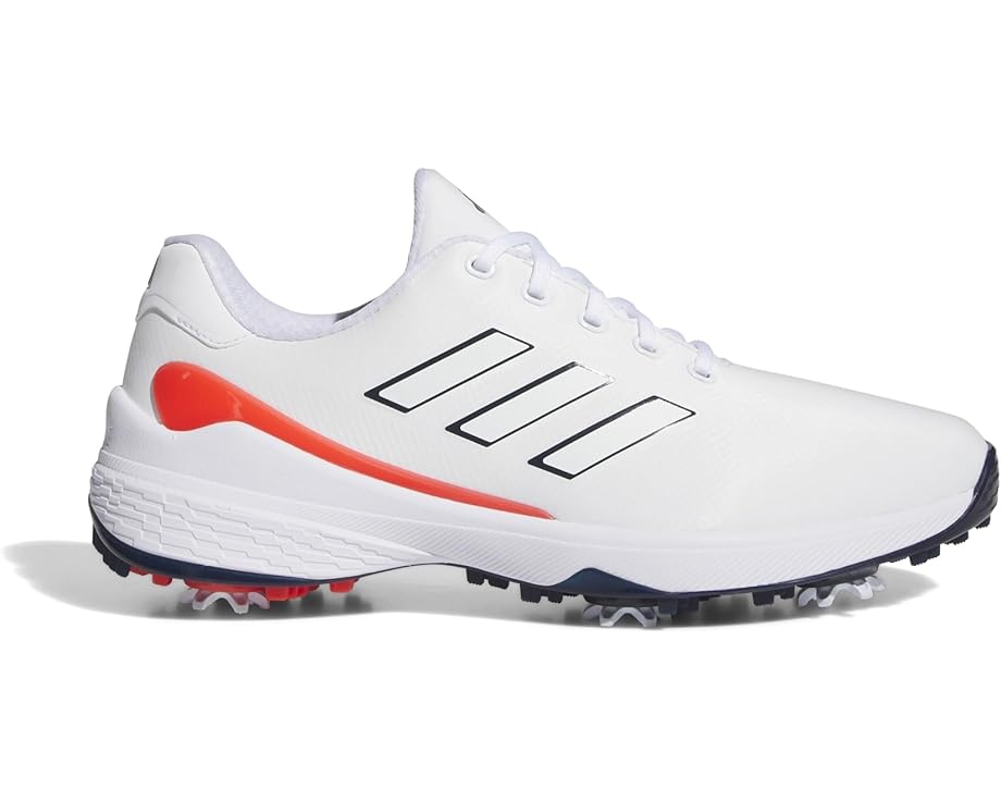 Кроссовки adidas Golf ZG23 Shoes, цвет Footwear White/Collegiate Navy/Bright Red классическая рубашка slhslimnew mark shirt selected цвет bright white red navy white