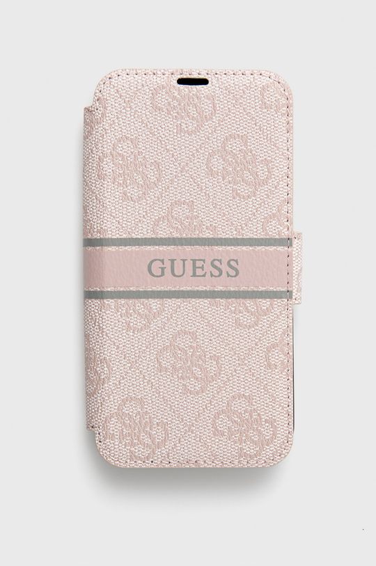 Чехол для iPhone 13 мини Guess, розовый чехол для iphone 13 6 1 guess серый