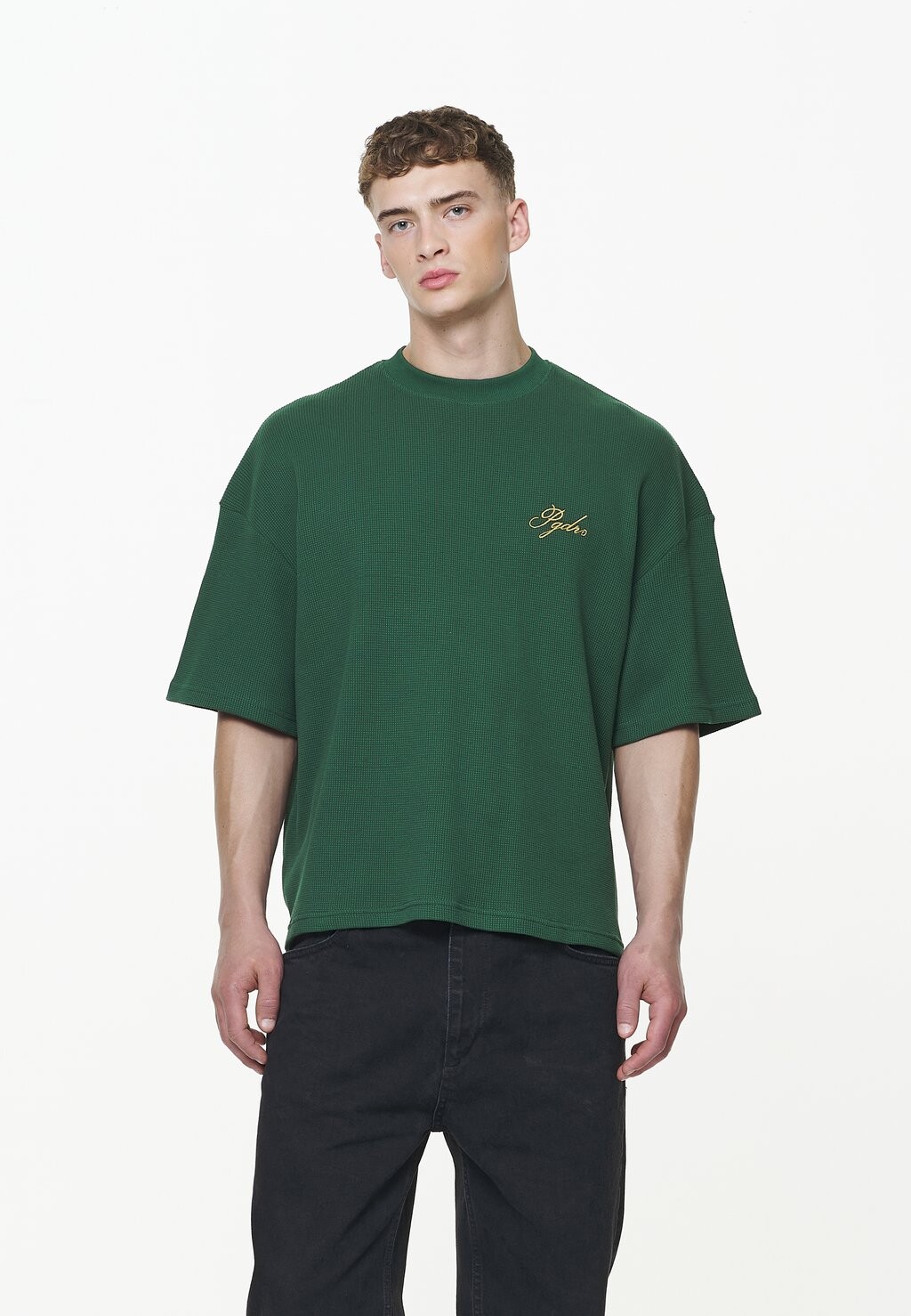 

Футболка с принтом QUAT WAFFLE BOXY Pegador, цвет washed british green