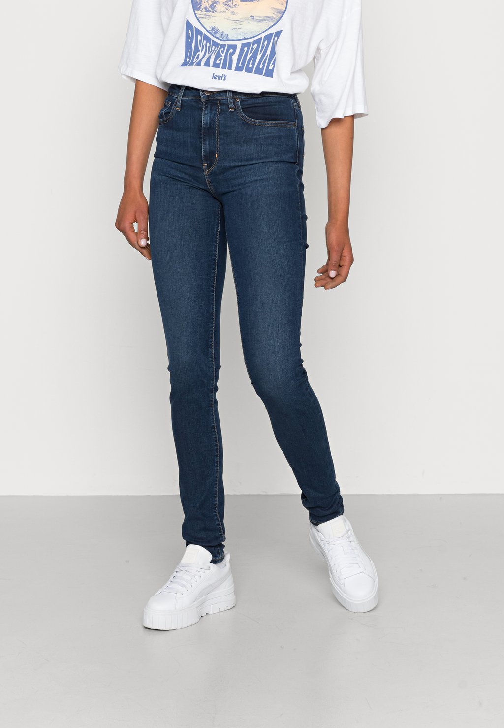 

Джинсы Skinny Fit Levi's 721 High Rise Skinny, темно-синий