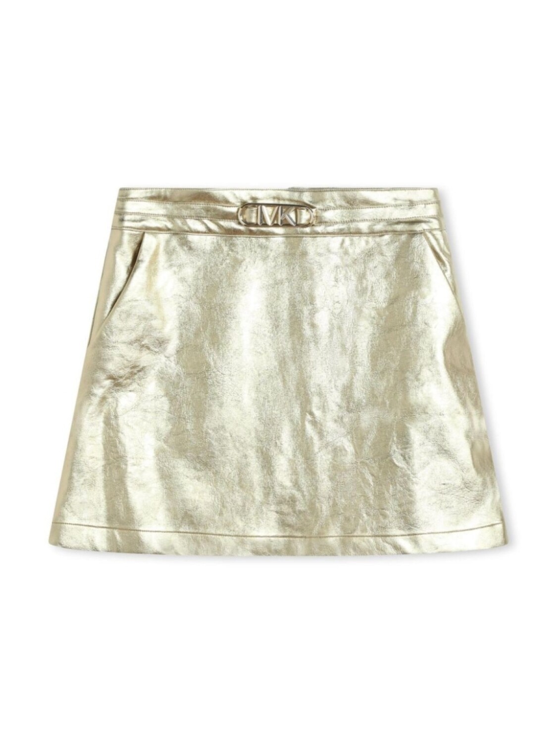

Michael Kors Kids мини-юбка с логотипом, золотистый, Желтый