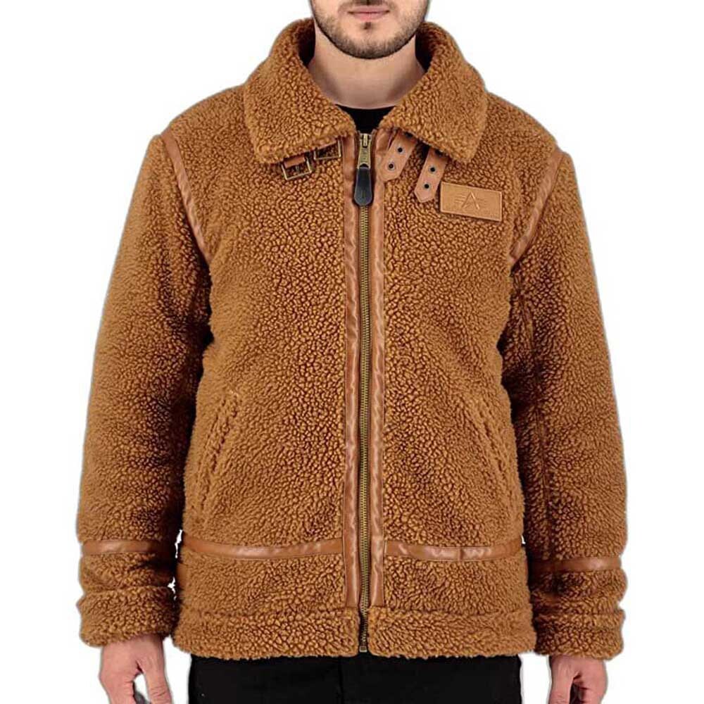 

Куртка Alpha Industries B3 Teddy, коричневый