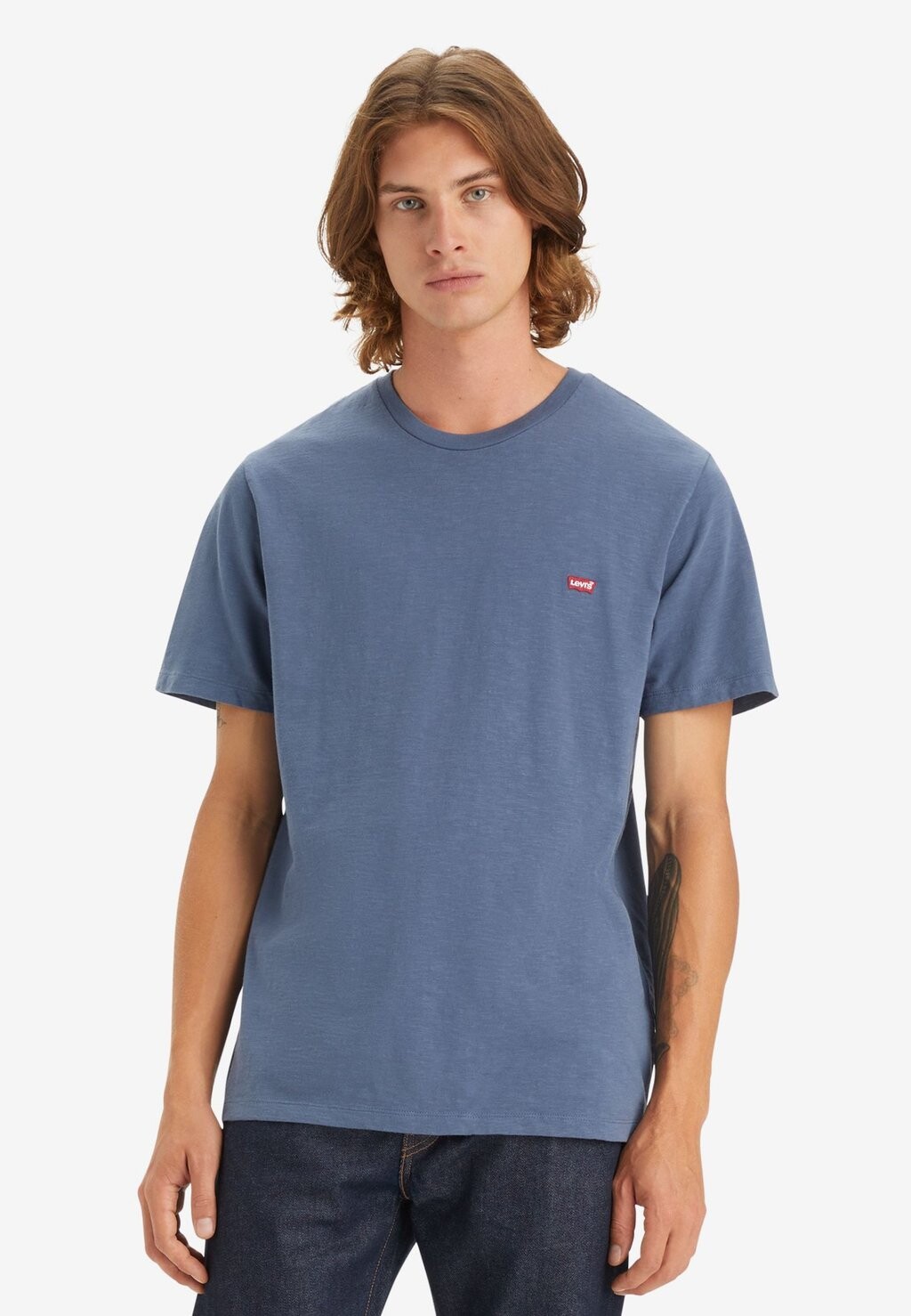 

Футболка с принтом Original Tee Levi's, цвет vintage indigo