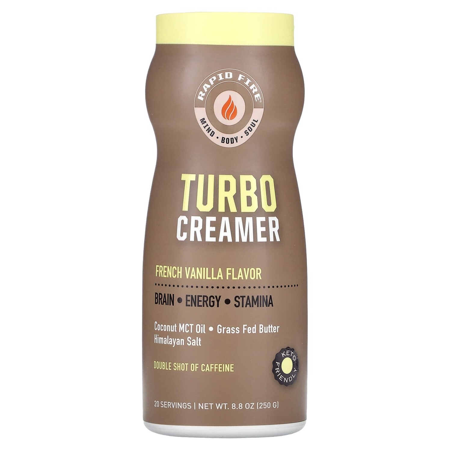 

Turbo Creamer, сливки со вкусом французской ванили, 250 г (8,8 унции), RAPIDFIRE