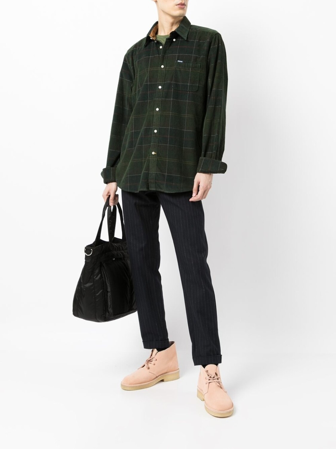

Barbour рубашка Blair в клетку тартан, зеленый