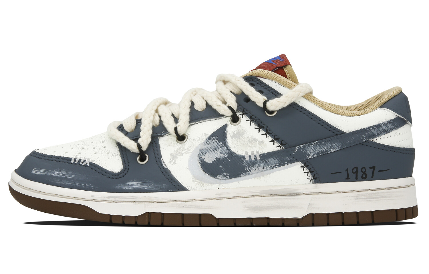 

Мужские кроссовки для скейтбординга Nike Dunk Low, цвет cedar blue