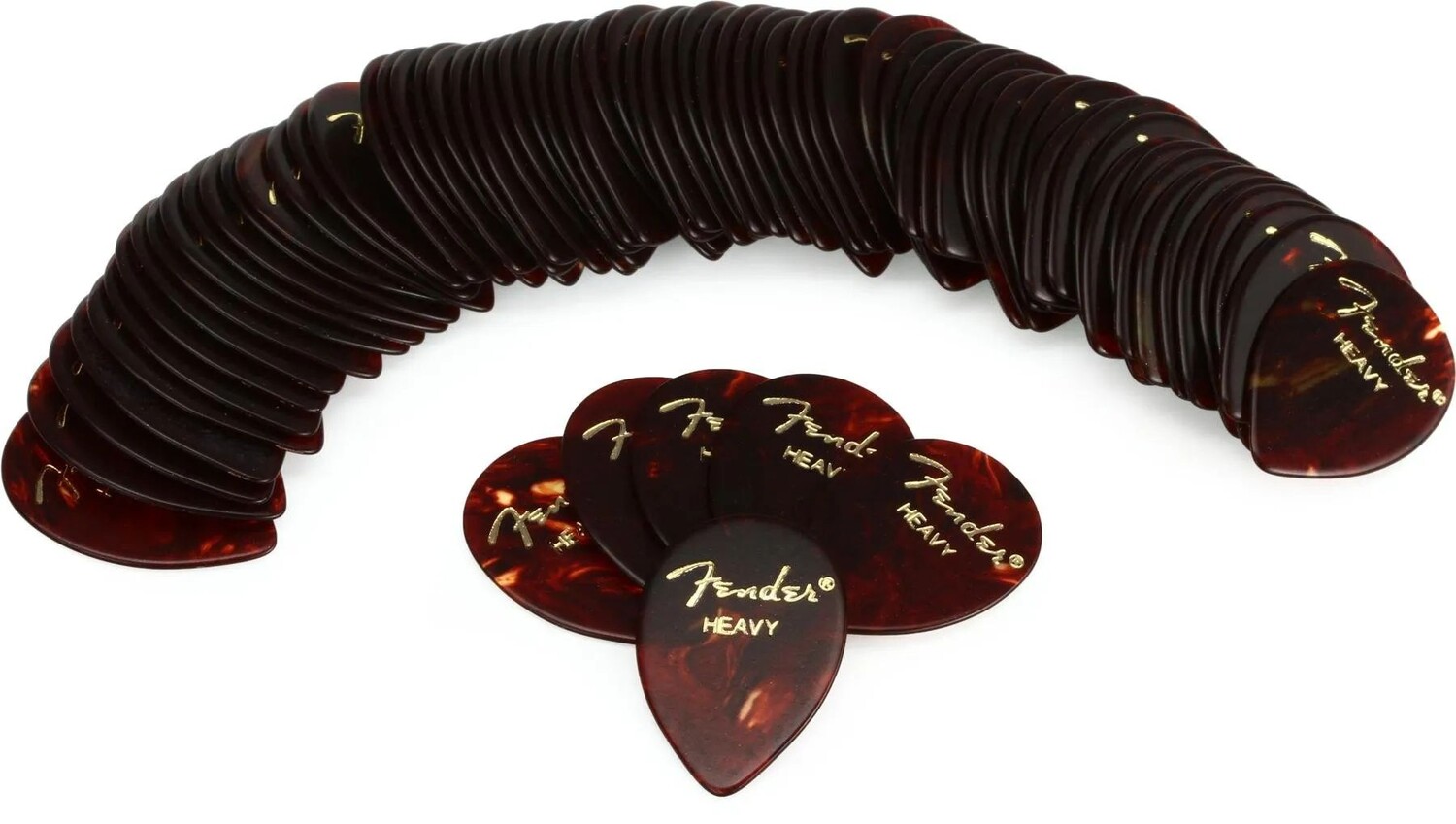 

медиаторы Fender 358 Shape Classic из целлулоида, 72 шт. — тяжелые