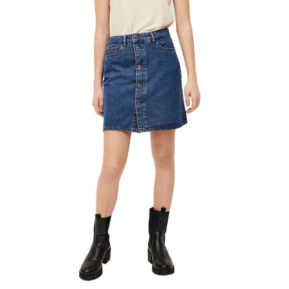 

Юбка Vero Moda Harper HR M Skater Denim, синий