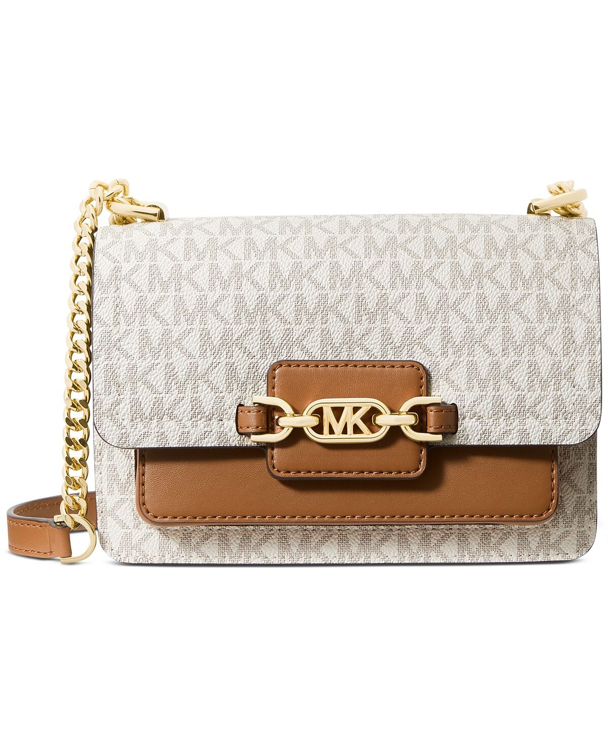 

Очень маленькая сумка через плечо с логотипом Heather Michael Kors