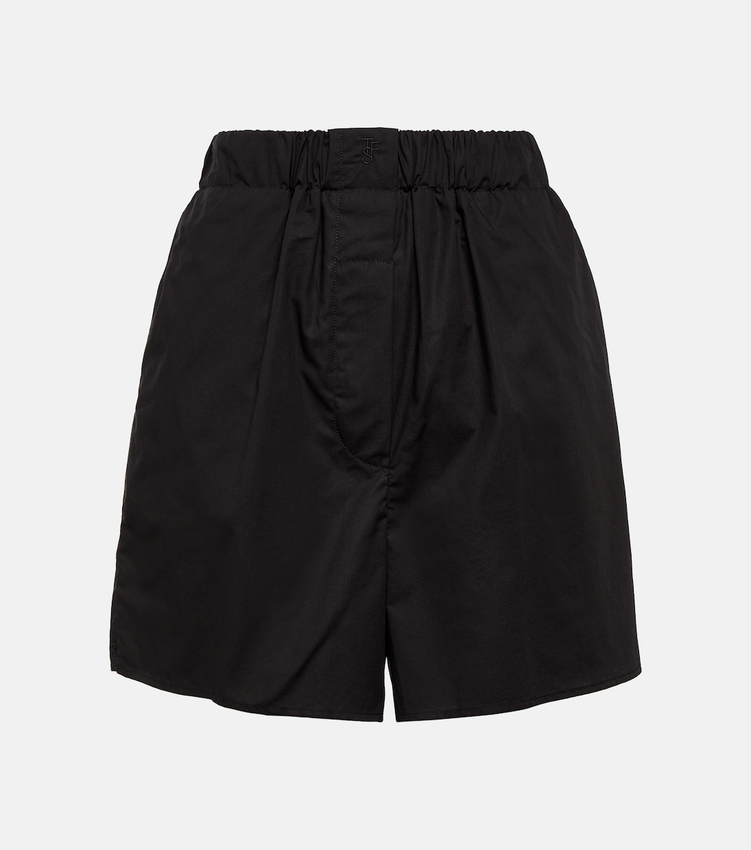 Хлопковые шорты Lui THE FRANKIE SHOP, черный фото