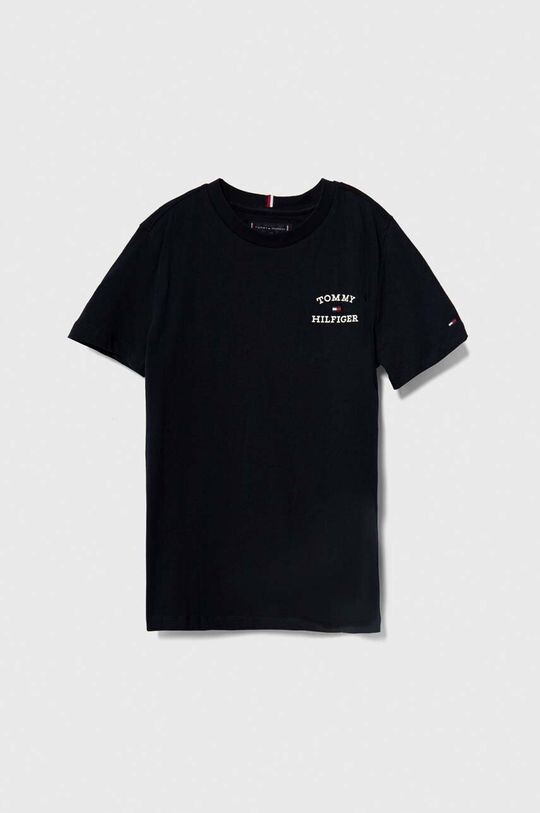 

Tommy Hilfiger Детская хлопковая футболка, военно-морской