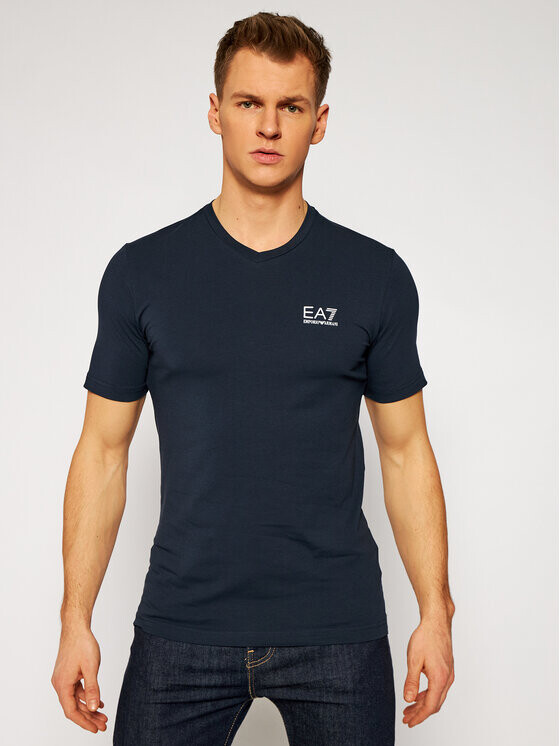 

Футболка стандартного кроя Ea7 Emporio Armani, синий