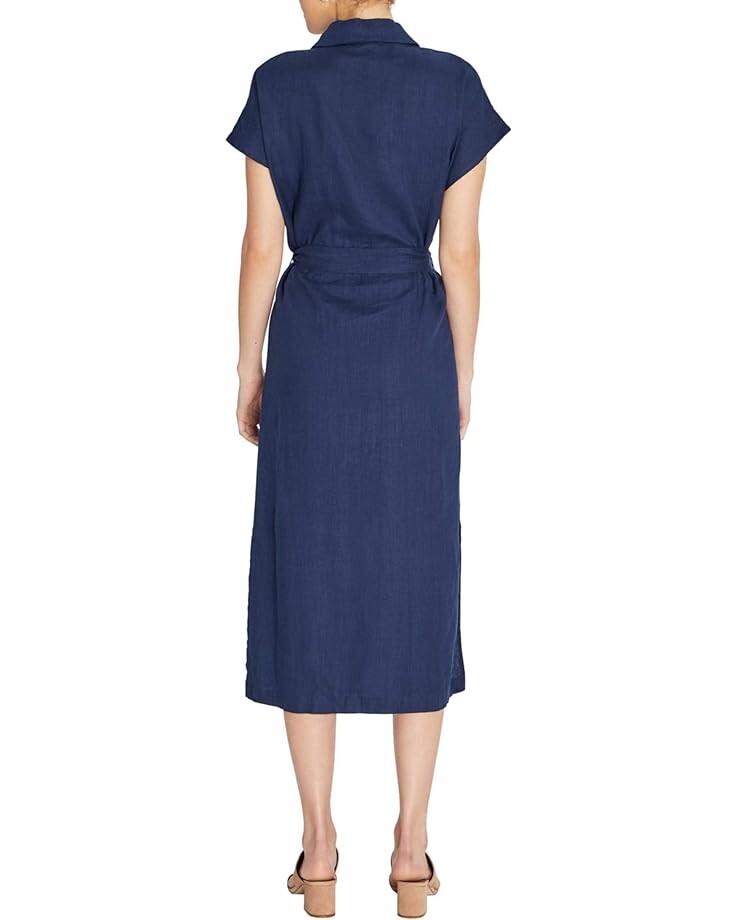 

Платье Three Dots Linen Shirtdress, цвет Night Iris
