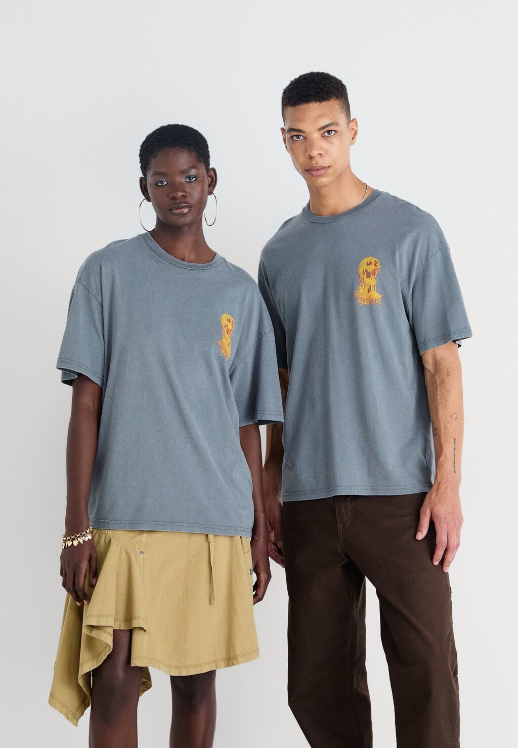 

Футболка с принтом Jormelt Tee Crew Neck Unisex Jack & Jones, спокойный оттенок