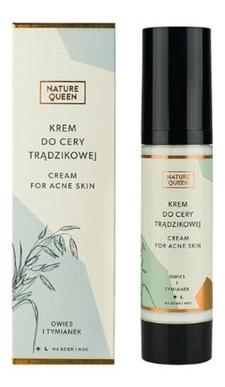 

Крем от прыщей для кожи Овес и Тимьян 50мл Nature Queen