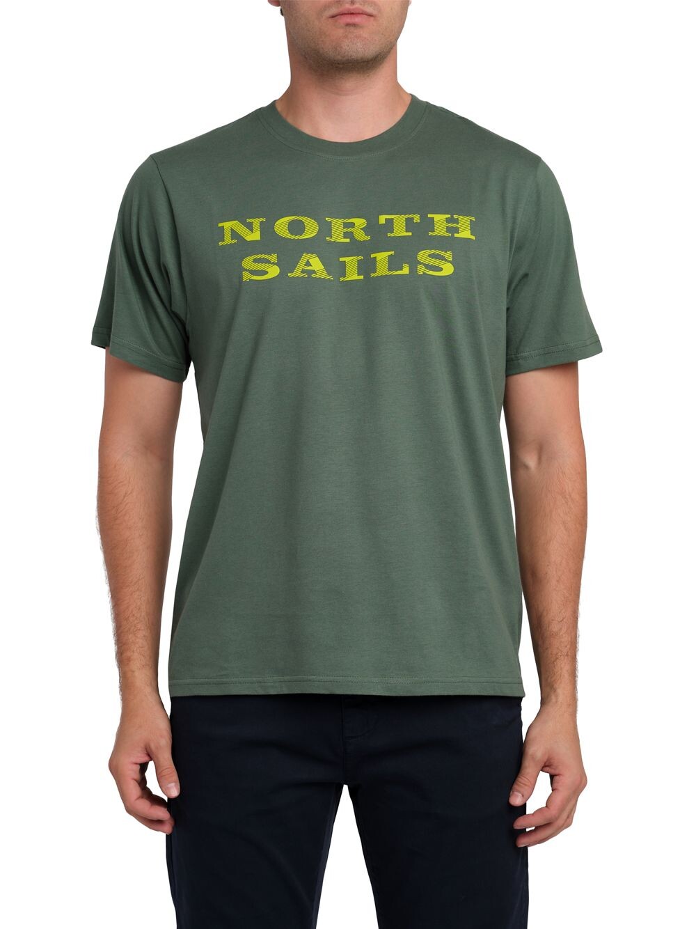

Футболка с круглым вырезом и логотипом North Sails, Серый