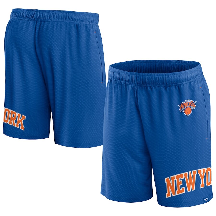 

Шорты Fanatics Branded New York Knicks, синий