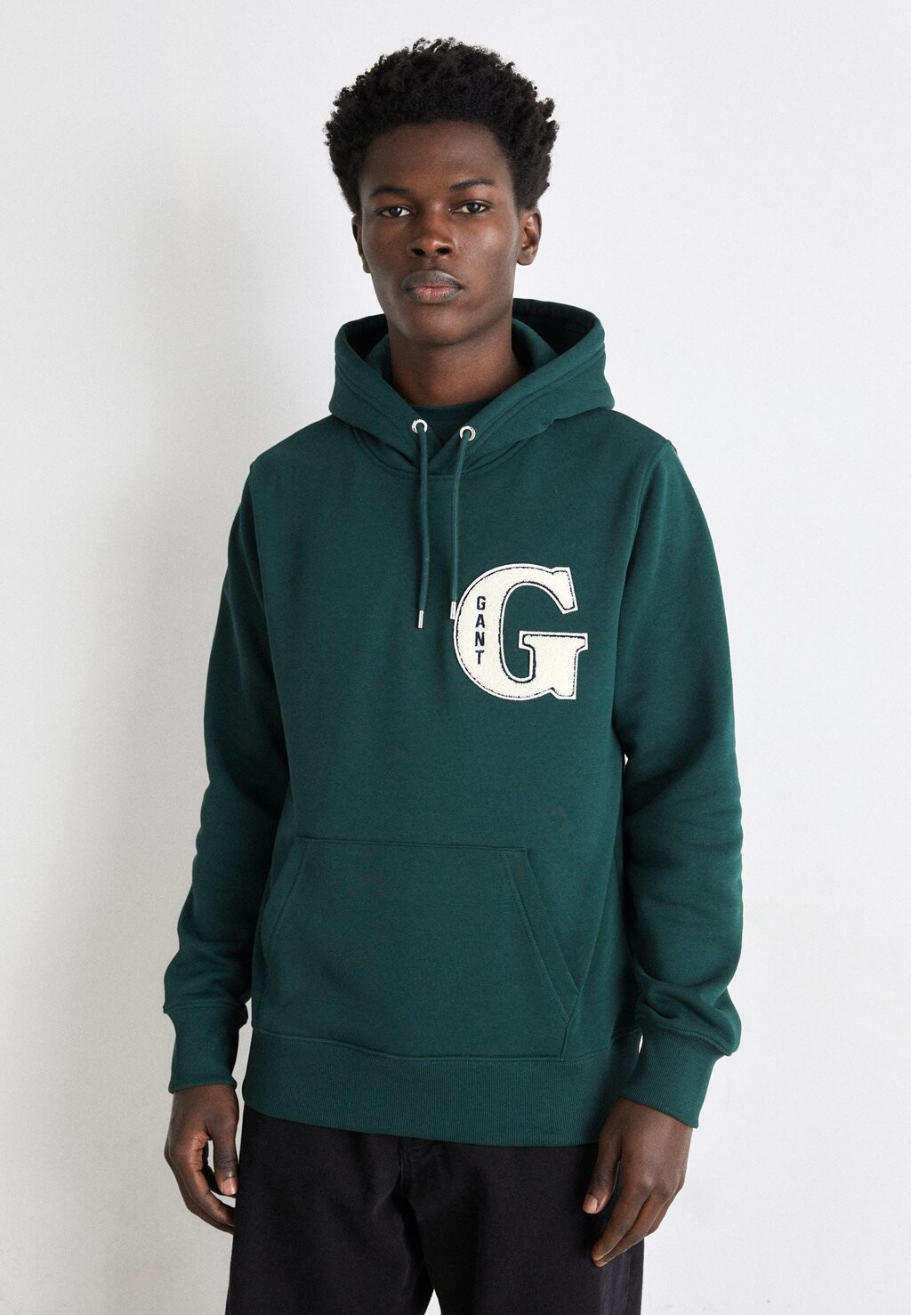 

Толстовка с капюшоном GANT, темно-зеленый