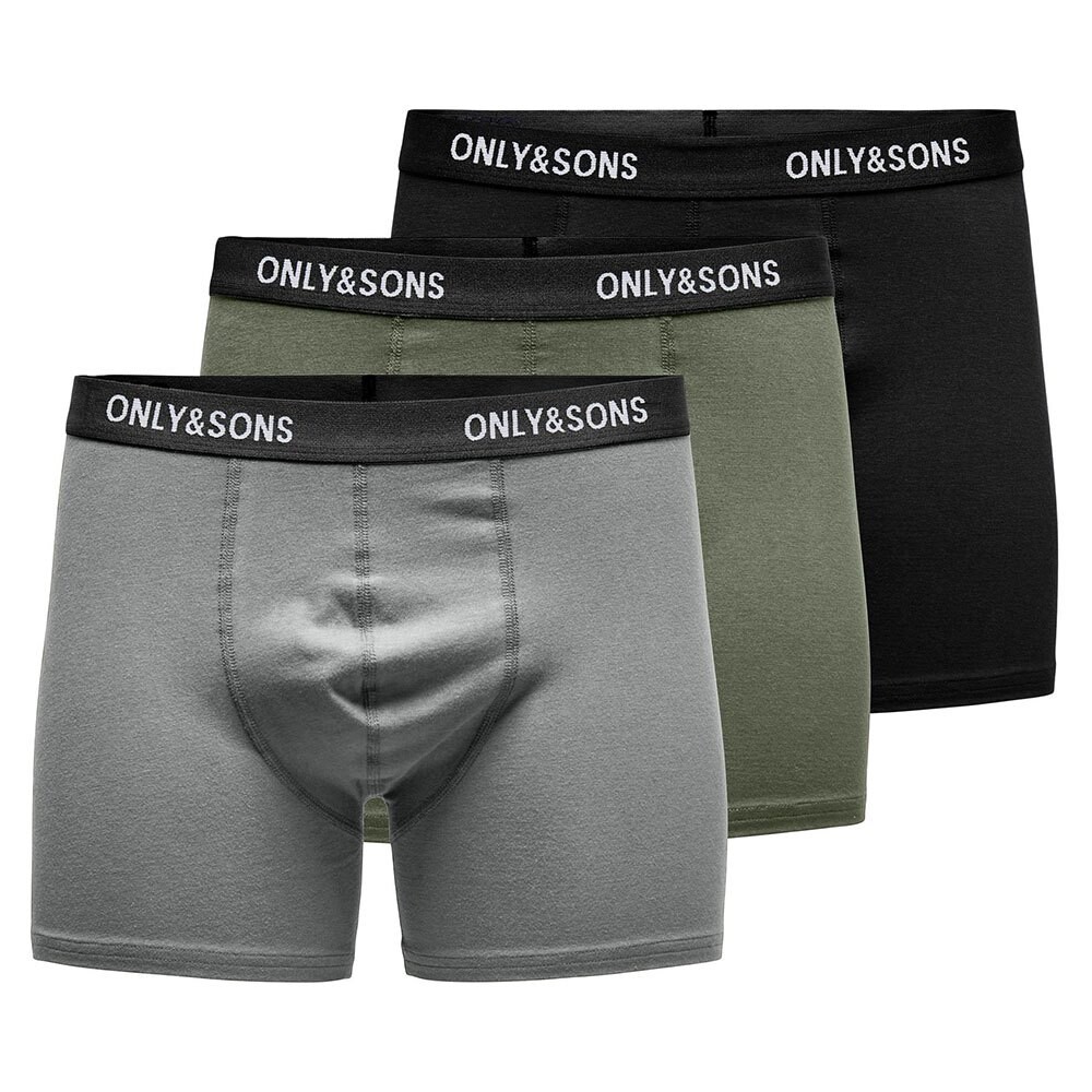 

Боксеры Only & Sons Fitz 3 шт, разноцветный