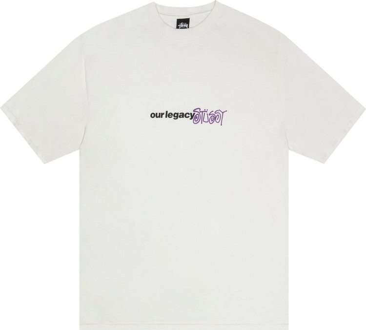

Футболка Stussy x Our Legacy Work Shop Sport Pigment Dyed 'Natural', кремовый