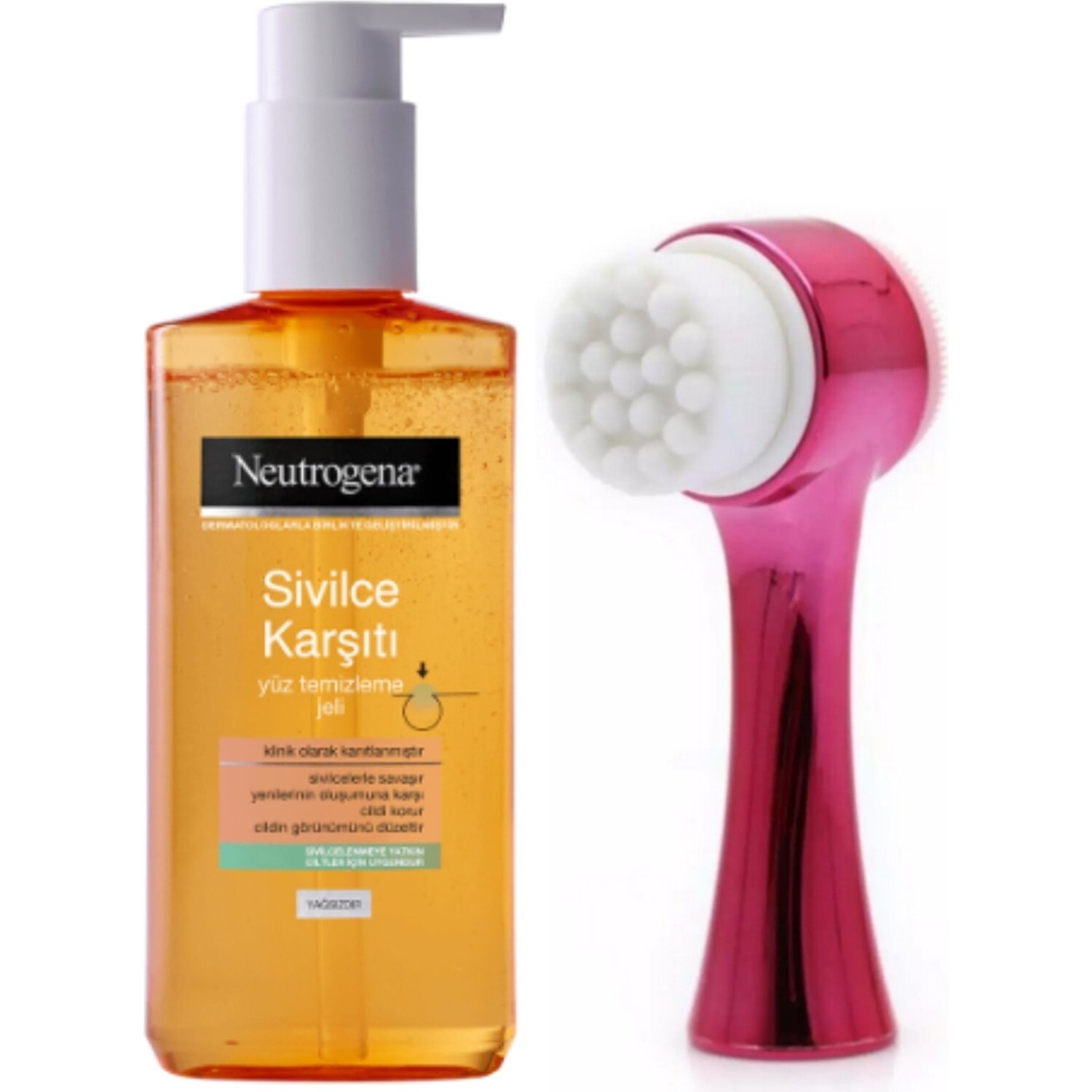 

Гель для умывания Neutrogena, 200 мл + Кисть для очищения кожи Neutrogena
