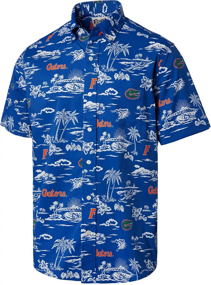 Reyn Spooner Мужская синяя классическая рубашка на пуговицах Florida Gators