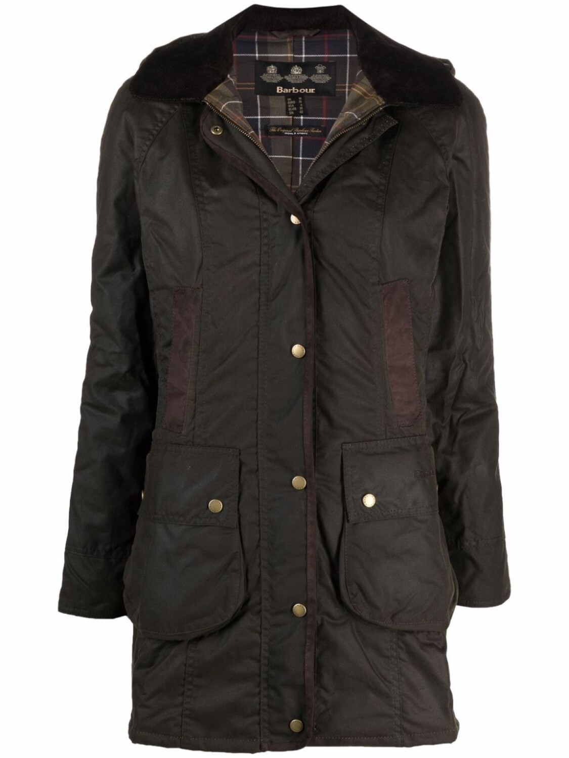 

Barbour вощеное пальто, зеленый