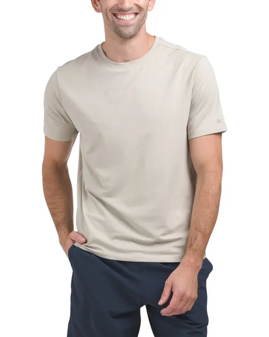 

Футболка Active из хлопковой смеси Kenneth Cole, цвет Stone