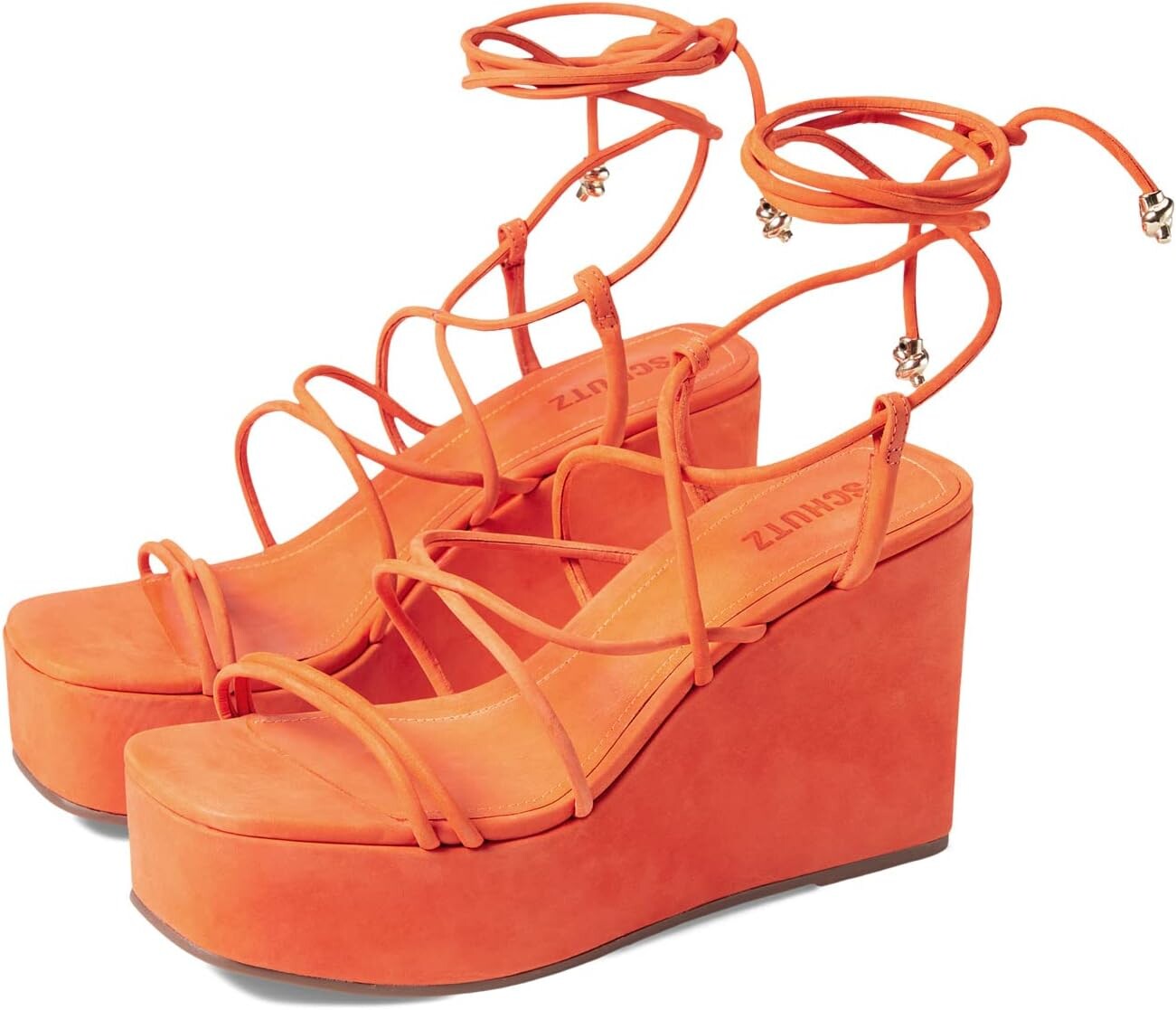 

Босоножки Magdalena Casual Platform Schutz, цвет Flame Orange