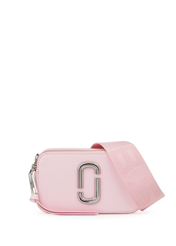 Розовая женская кожаная сумка the utility snapshot Marc Jacobs