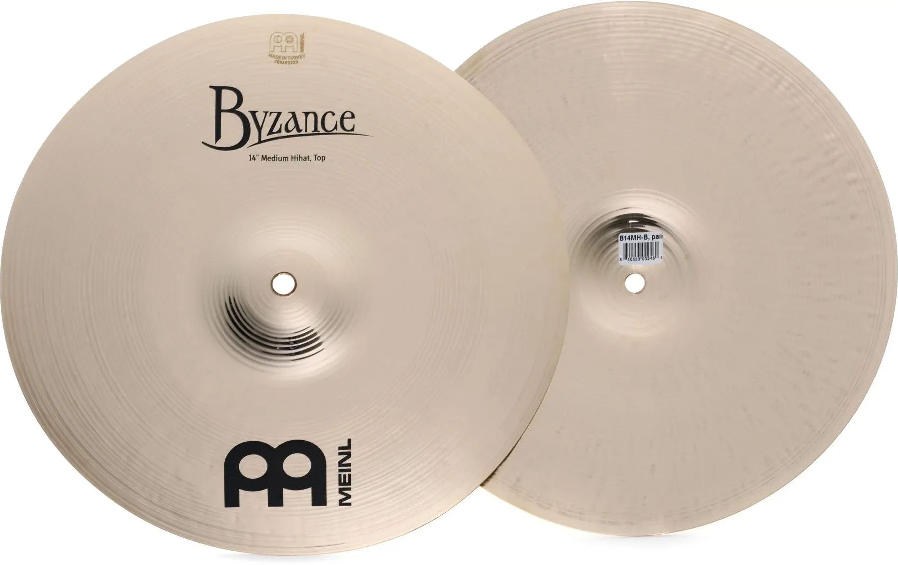 

Тарелки Meinl 14 дюймов Byzance Brilliant Medium Тарелки для хай-хэта