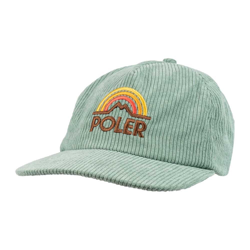 Кепка Poler Mtn Rainbow, зеленый