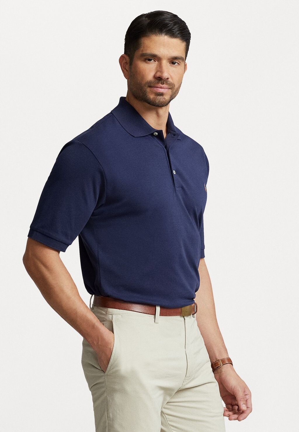 

Рубашка поло Polo Ralph Lauren Big & Tall, темно-синий